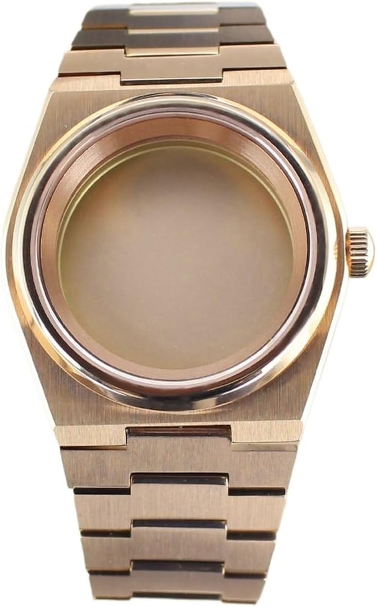40mm NH35 Watch Case for Solid Steel Bracelet Compatible with NH34, NH36, NH38, NH70, NH72 Movements