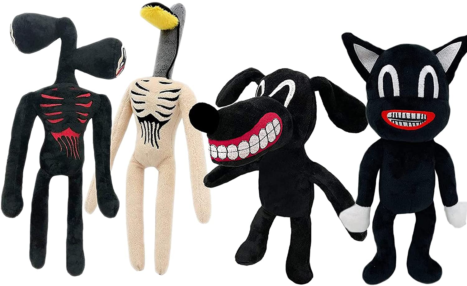 Buy 8 Pcs/Set Siren Head Plush Set Cartoon Dog Cartoon Cat Plush Toy