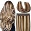 #4P27 Medium Brown Highlighted Caramel Blonde