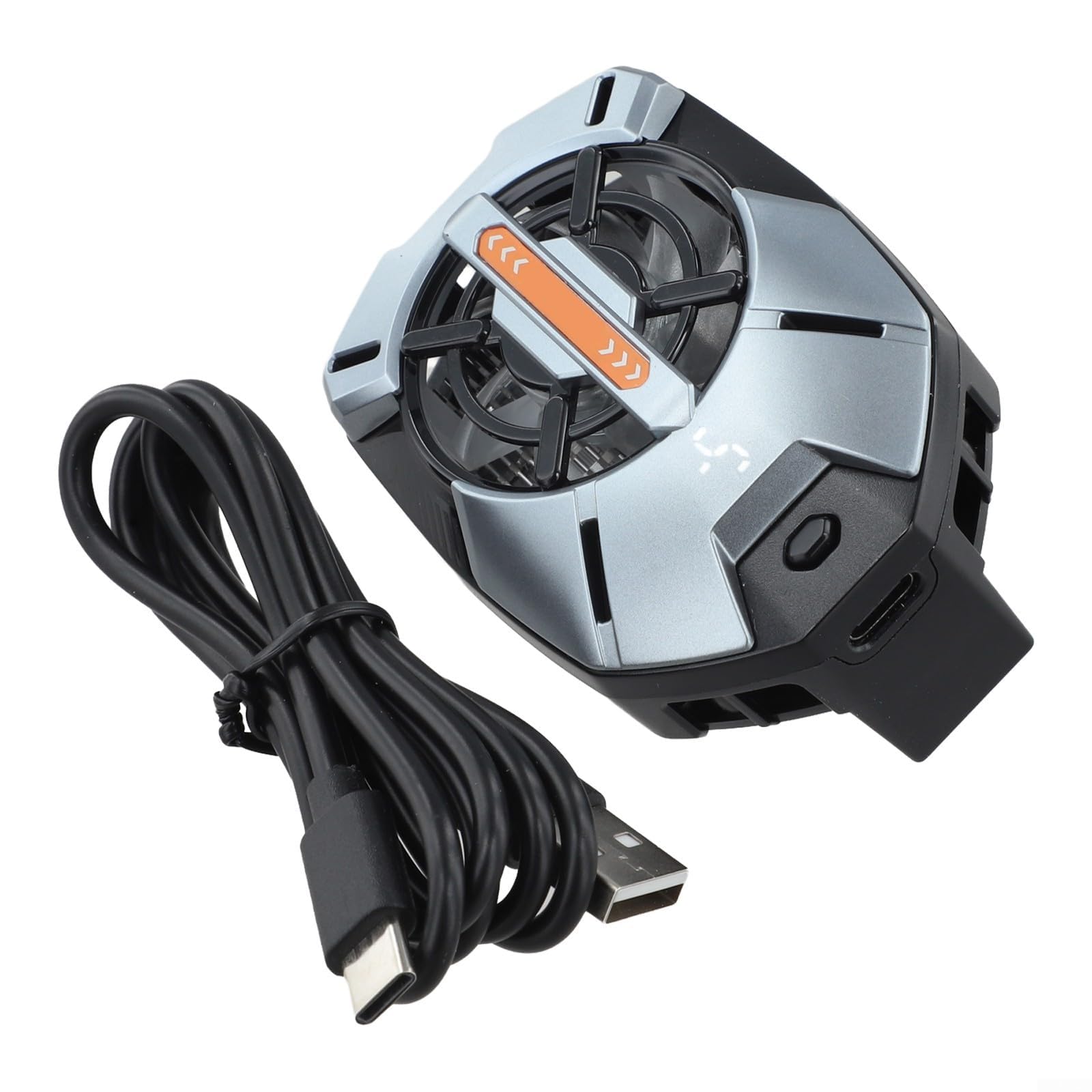 Enfriador de teléfono móvil con chip de refrigeración semiconductor, ventilador ultra silencioso para jugadores, clip elástico para teléfonos inteligentes de 4.7 a 7.2 pulgadas, radiador