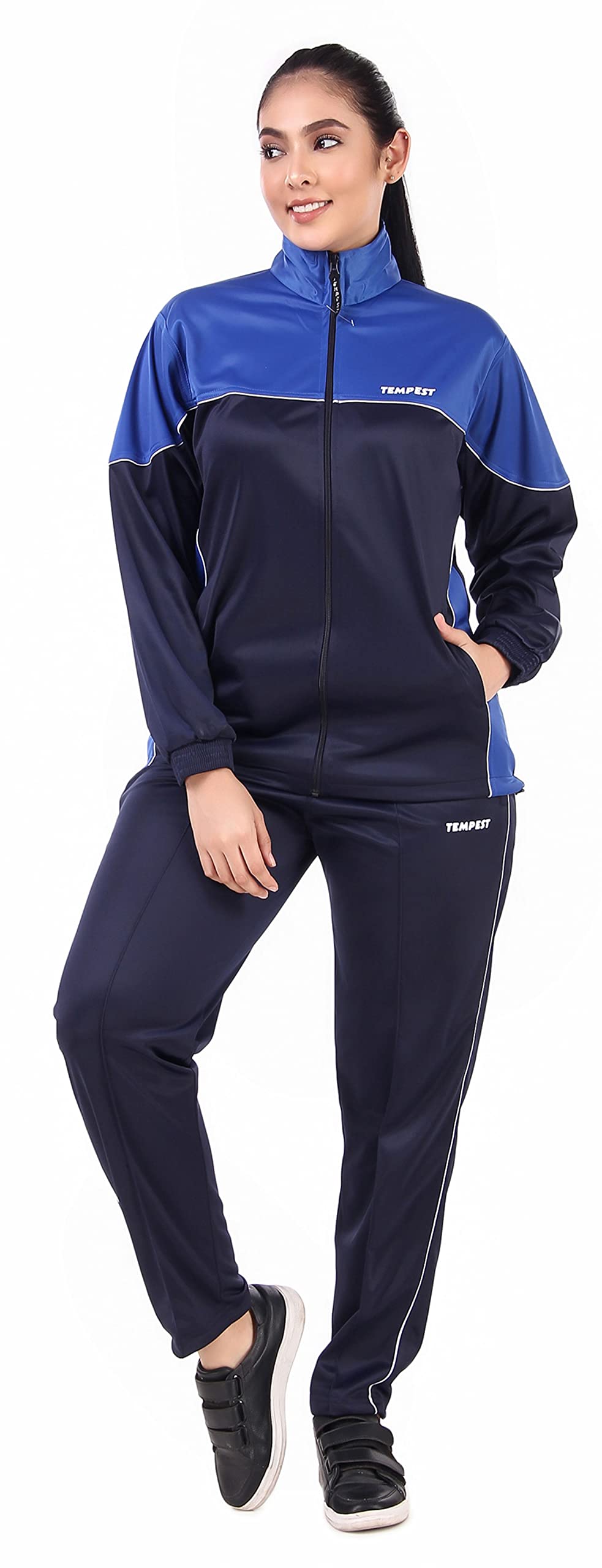 tempest Women's Polyester Athletic Gym Running Sports Track Suit | Women's Yoga Track Suit Pants, Joggers, Gym, Active Lower Wear ll (2 Piece Set)-picture-32