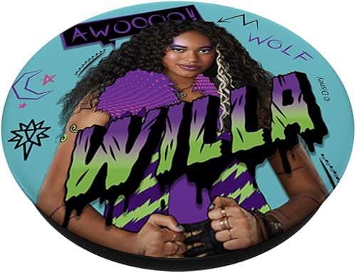 Miniatura 2 de Disney Zombies Willa Wolf Portrait PopSockets - Agarre y soporte para teléfonos y tabletas