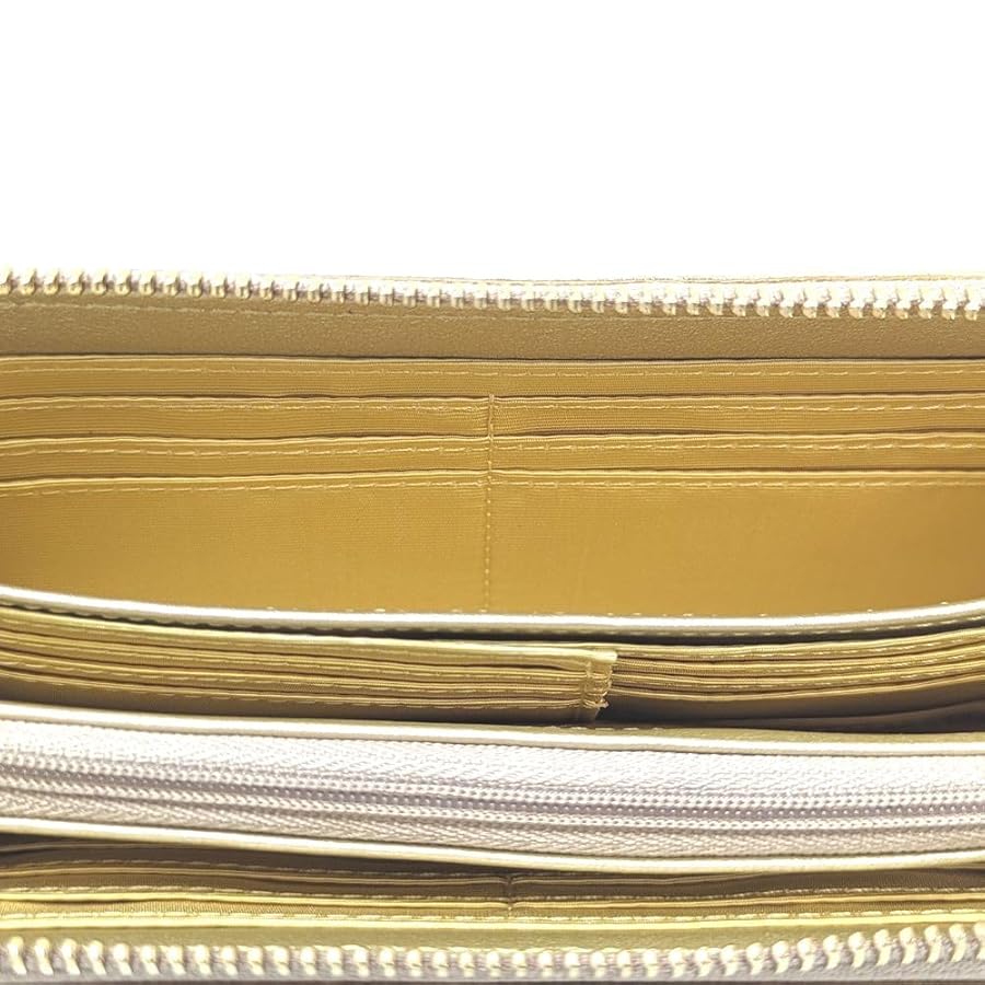 カルクル長財布 ゴールドジッパー カルクル長財布 ゴールドジッパー