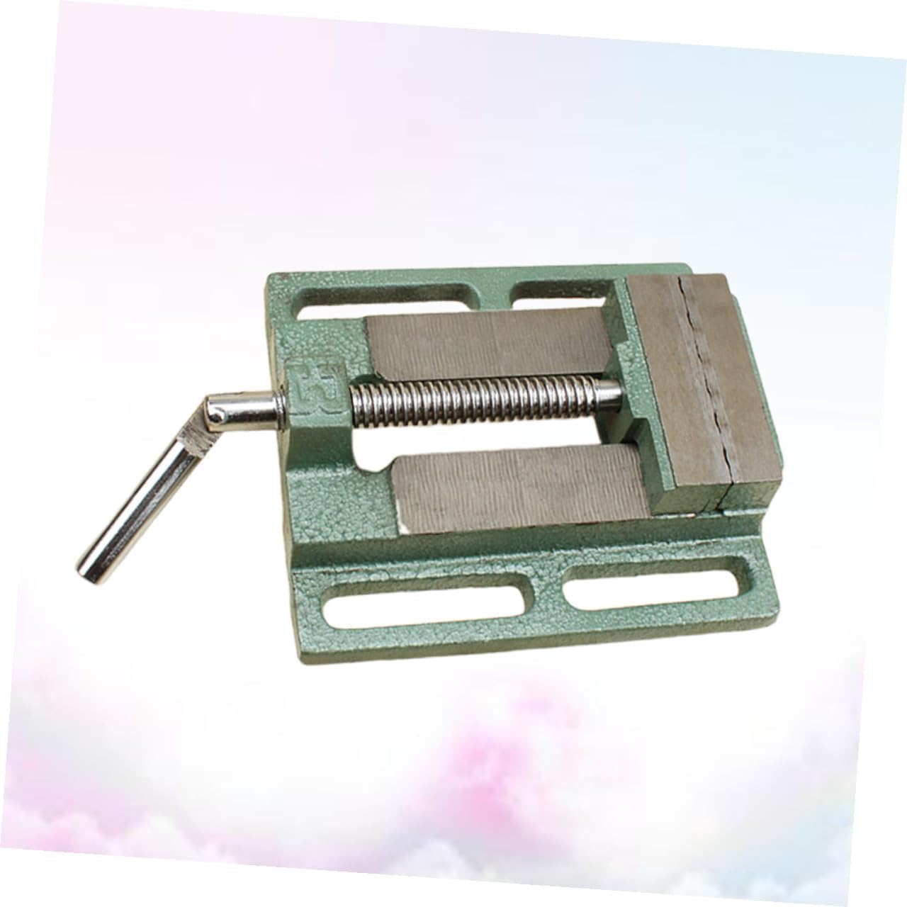 CALLARON 4 Inch Drill Press Vise and Bench Clamp Cast Iron Table Vise for Woodworking Milling Drilling Machine Small Workholding Device Random Color