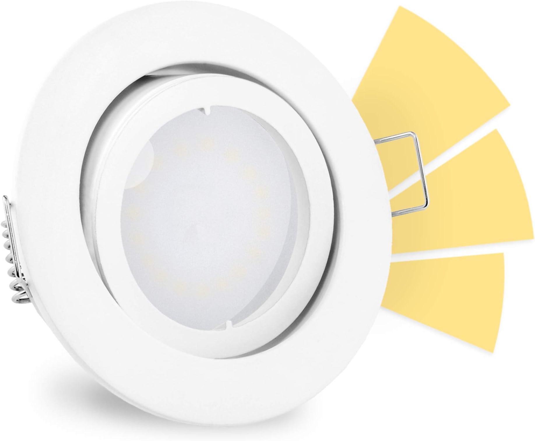 Foco Empotrable De Techo Con Panel Orientable LED De 3 W, Luz Blanca