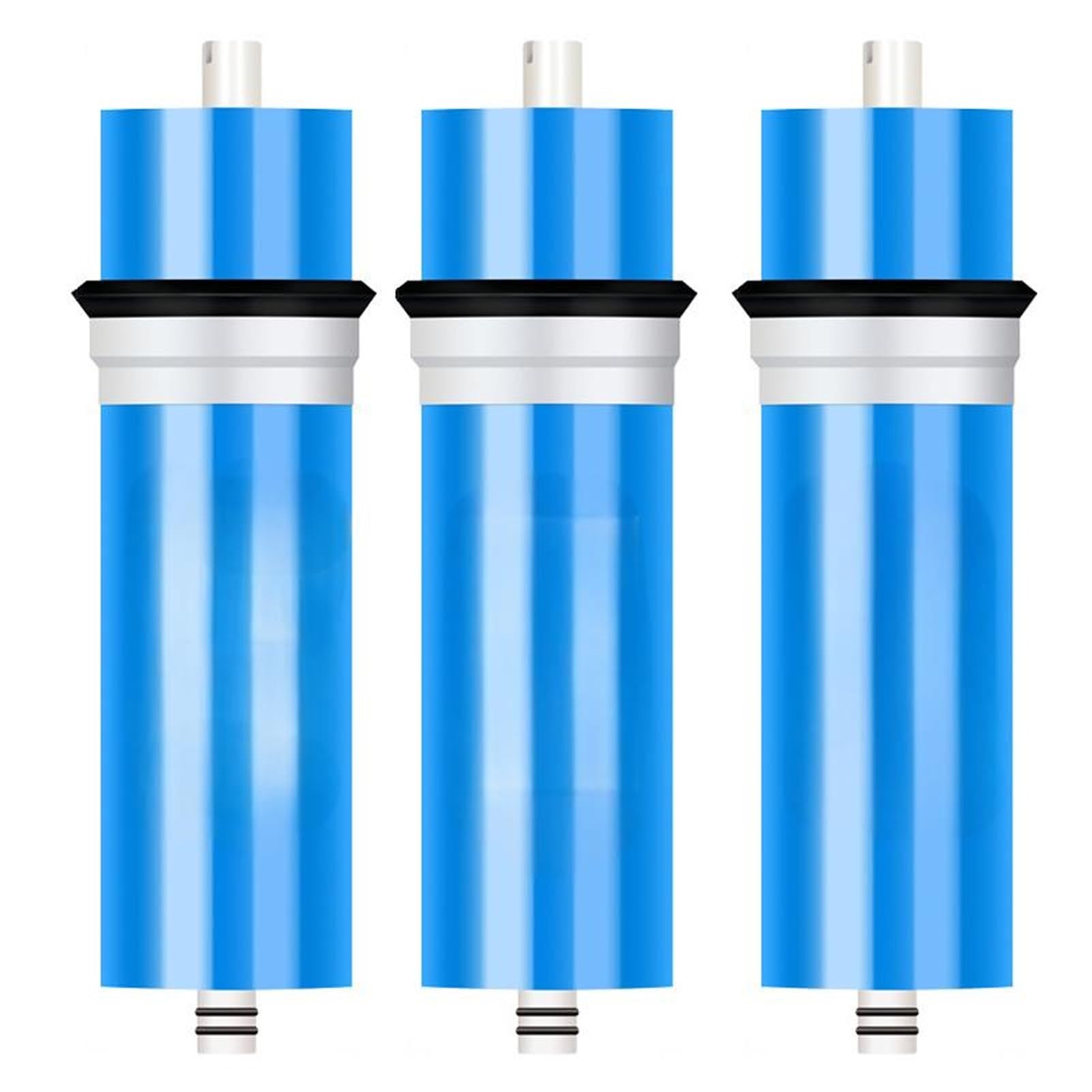 Membrana de ósmosis inversa 3012-800 800 gpd, 3 unidades, cartuchos filtro agua for en el sabor del agua. Fácil instalación
