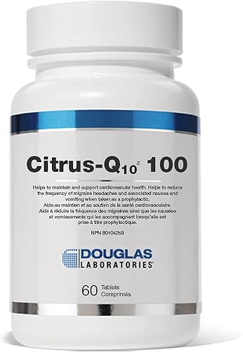 Douglas Laboratories Citrus-Q10 100 | Coenzyme Q10 in A Great Tasting, Chewable Tablet | 60 Tablets | Natural Citrus Flavor