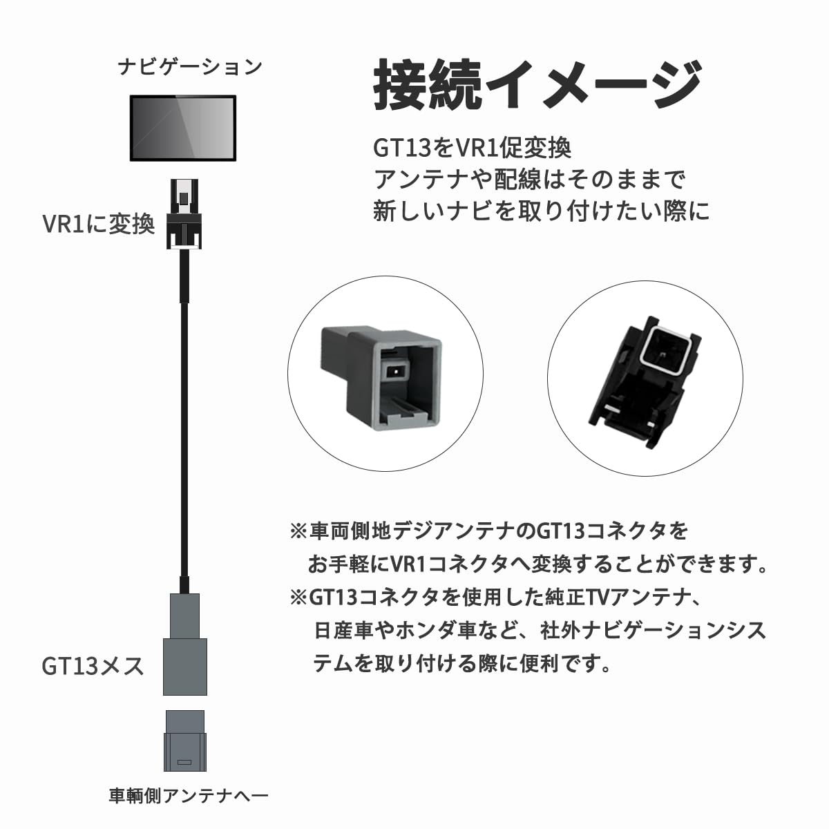 Amazon.co.jp: OTORAM互換トヨタ用代替品GPSアンテナ 変換