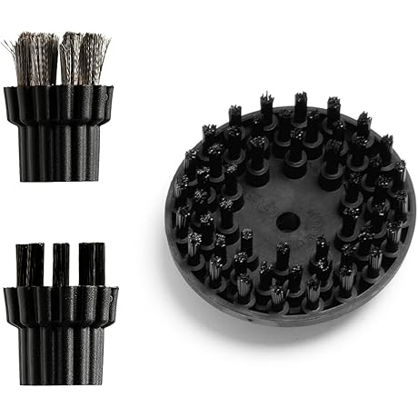 3-Piece Steam Brush Head Cleaning Accessory Set
