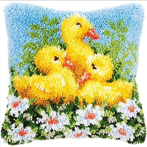 SxLingerie Knüpfkissen Knüpfteppich Zum Selber Knüpfen Knüpfset Handgemachte Kissenbezug...