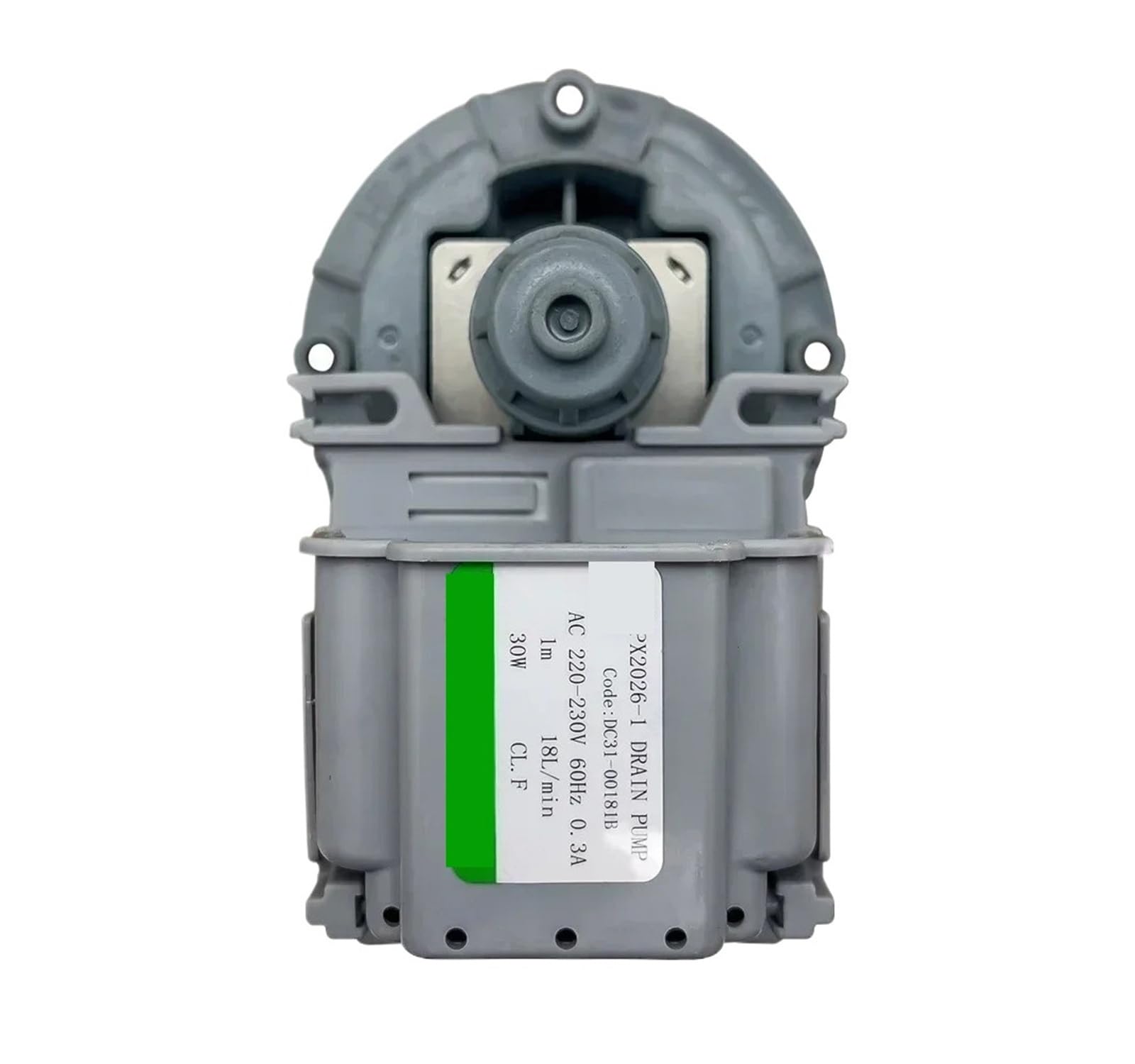 Washing Machine Drain Pump Motor, PX2026-1 220-230V 60Hz 30W 18L/min DC31-00181B