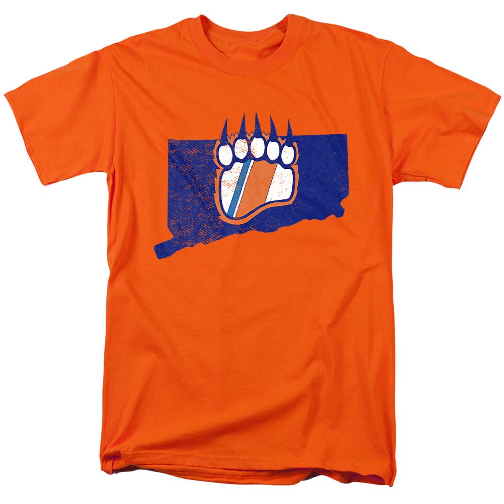 Coast Guard Academy Official Connecticut Short Sleeve Mens Cotton T-Shirt,Orange, X-Large