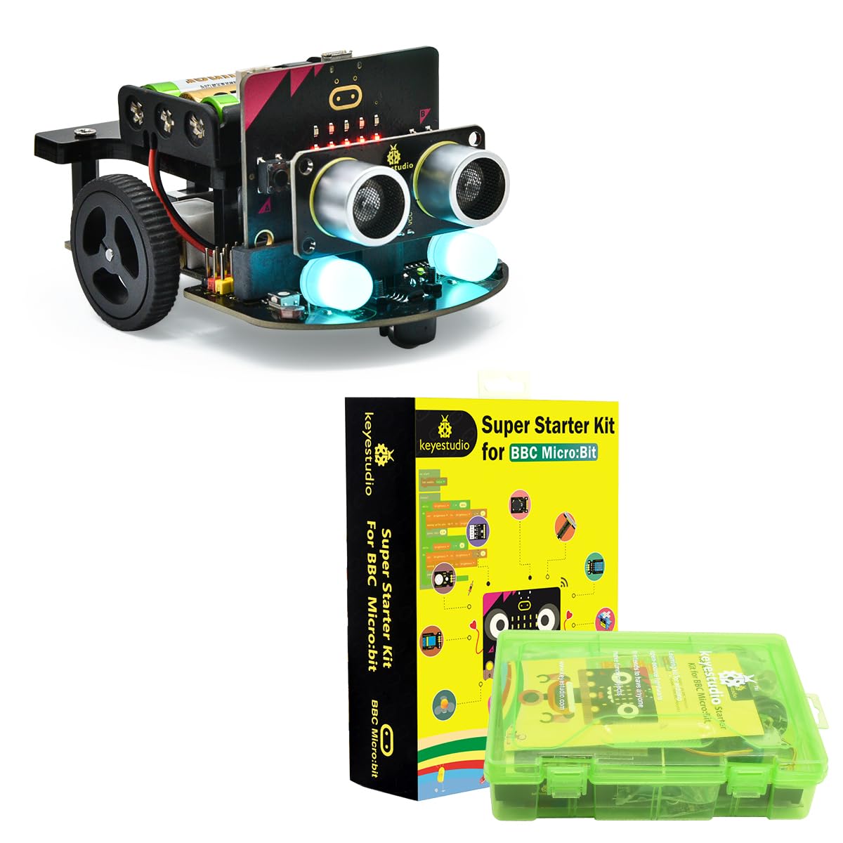 KEYESTUDIO Micro:bit Robot Car Functions