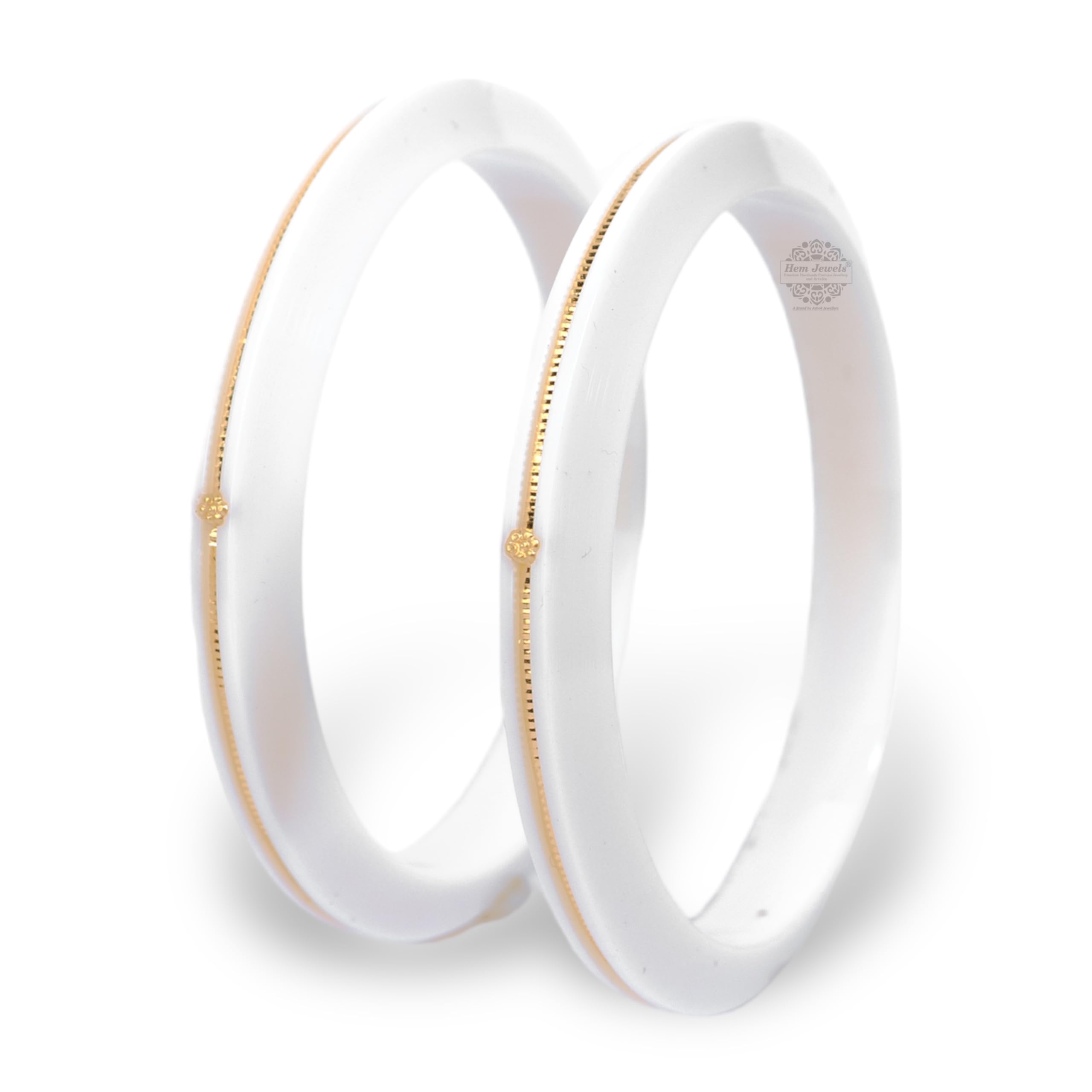 See full amazon price history chart for Hem Jewels by Ashok Jewellers 22kt (916) Yellow Gold Pola Bangles/Gold Handmade Chudi/Wedding Chooda for Women with Purity Certificate (Set of 2pcs, 6mm Broad) - WHITE (2.6 Aani) Hem Jewels by Ashok Jewellers 22kt (916) Yellow Gold Pola Bangles/Gold Handmade Chudi/Wedding Chooda for Women with Purity Certificate (Set of 2pcs, 6mm Broad) - WHITE (2.6 Aani) (B0CSDSDG1Q) Amazon Price History, Amazon Price Tracker