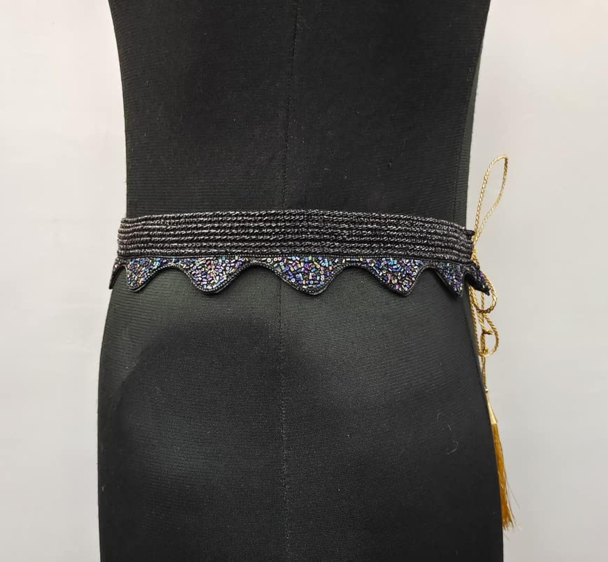 Women's Cloth Embroidery Kamarband Waist Chain, Stretchable