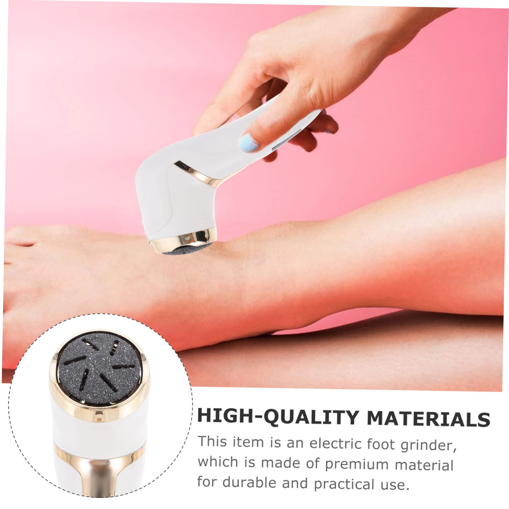 Rimuovi Calli Elettrico Portatile per Piedi, Lima Pedicure Display Lcd, 1200mah in Abs, per Casa e Viaggio, per Uomini e Donne