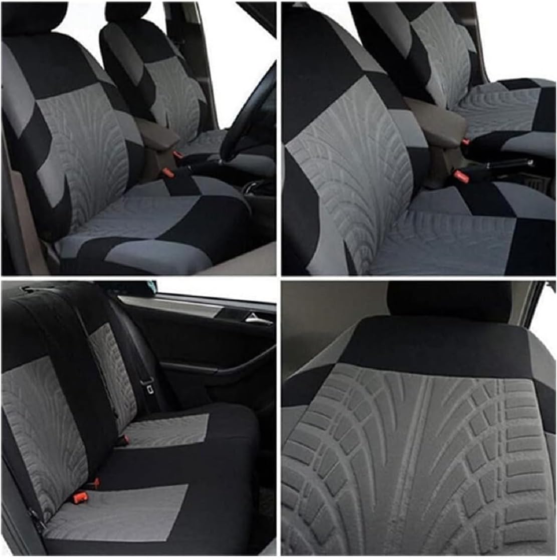 5 Posti Auto Set Coprisedili per Toyota Corolla Station Wagon E210 2018-2024 2025 2026, Anteriori Posteriori Impermeabile Traspirante Comfort Protezione Copri-Sedile Accessori,Grey