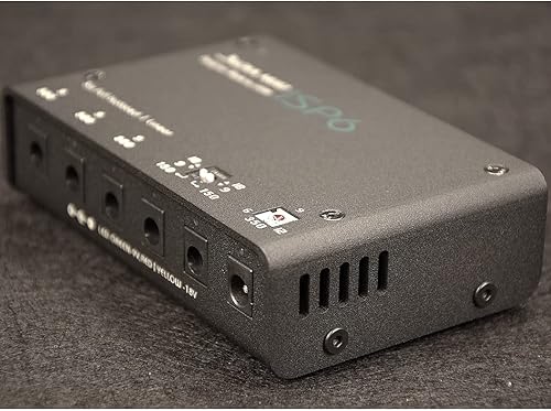 Miniatura 5 de Pedal de guitarra ISP6, fuente de alimentación aislada con 6 salidas de CC totalmente aislado para pedal de efecto de 9 V12 V18 V (6 V a 12 V