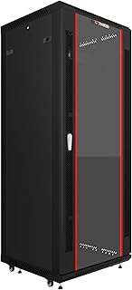 Sysracks - 27U - Server Rack – Wall Mount Rack - Locking Cabinet for Network - Electronics - Audio - Video - AV Equipment - Data Rack - CASTERS / 8-Way PDU / 2 X Shelves/Fan/Dust-Proof Entries