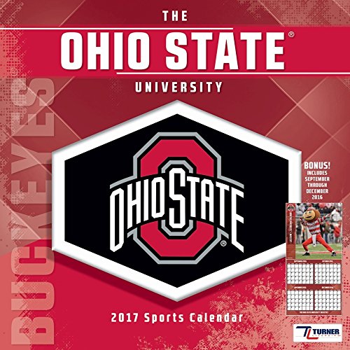 Turner Licensing Sport 2017 Ohio State Buckeyes Team Wall Calendar, 12