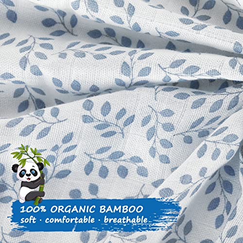 Muslin Crib Sheets For Girls And Boys, Cotton Bamboo Baby Crib Sheets Fitted For Standard Crib Mattress & Toddler Bed Mattress (52"X28"), Soft Breathable Boho Crib Sheet 2 Pack #TOP2