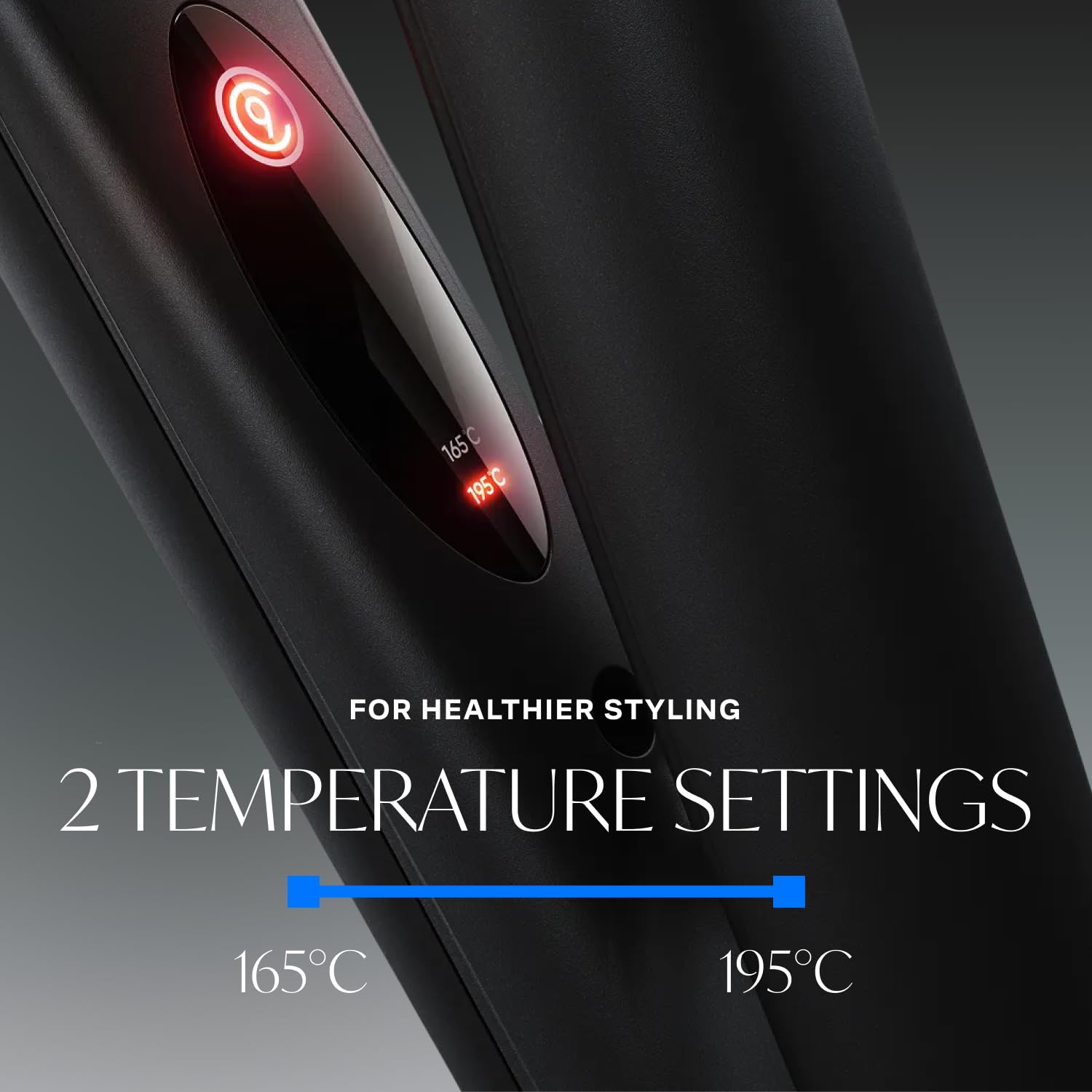Cloud Nine The Touch Iron Plancha de Pelo, Calentamiento Instantáneo, Negro | 2 temperaturas 165/195°C, fácil de usar, placas cerámicas, menos encrespamiento, pelo liso y brillante, apagado automático