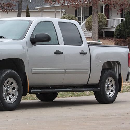 Miniatura 6 de PIT66 Splash Guard - Guardabarros para guardabarros, compatible con Silverado 1500 2014-2018, Silverado 2500 3500 2015-2018 (aletas moldeadas