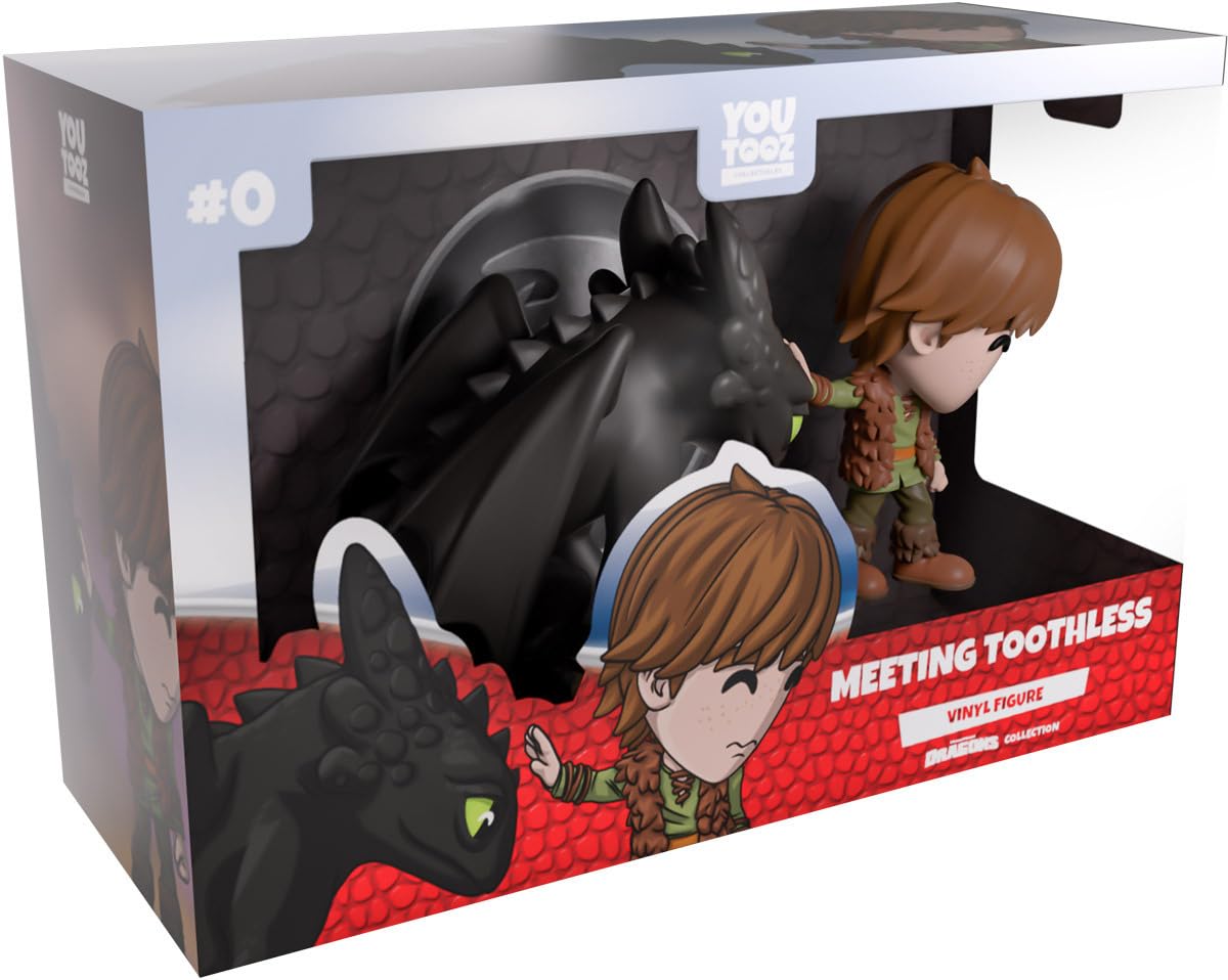 Youtooz How to Train Your Dragon Meeting Toothless 4.4" Vinyl Figure