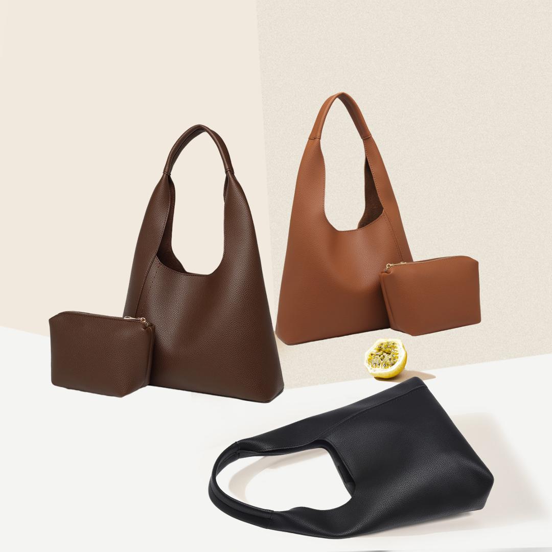 Bolsa Hobo Slouchy Para Mujer en Cuero PU Retro miniatura 7