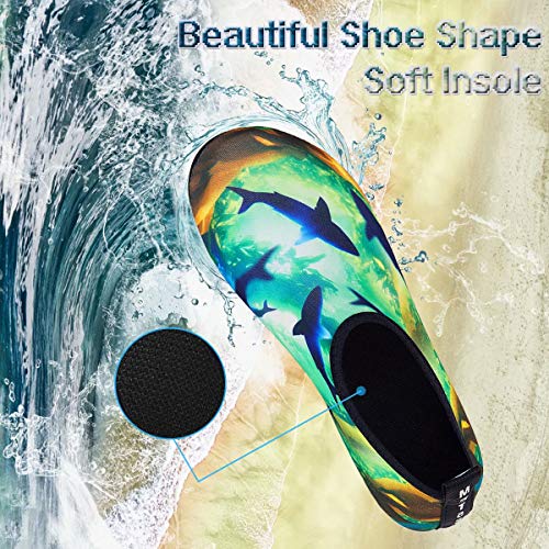 Image of YALOX Water Shoes Women's Men's Outdoor Beach Swimming Aqua Socks Quick-Dry Barefoot Shoes Surfing Yoga Pool Exercise