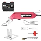 ROMECH 60W Fabric Cutter Rope Cutter, Pro Electric Hot Knife Heat Sealer with Adjustable Power, Cutting Tool Kit with Blades & Accessories (60W, RM-017)