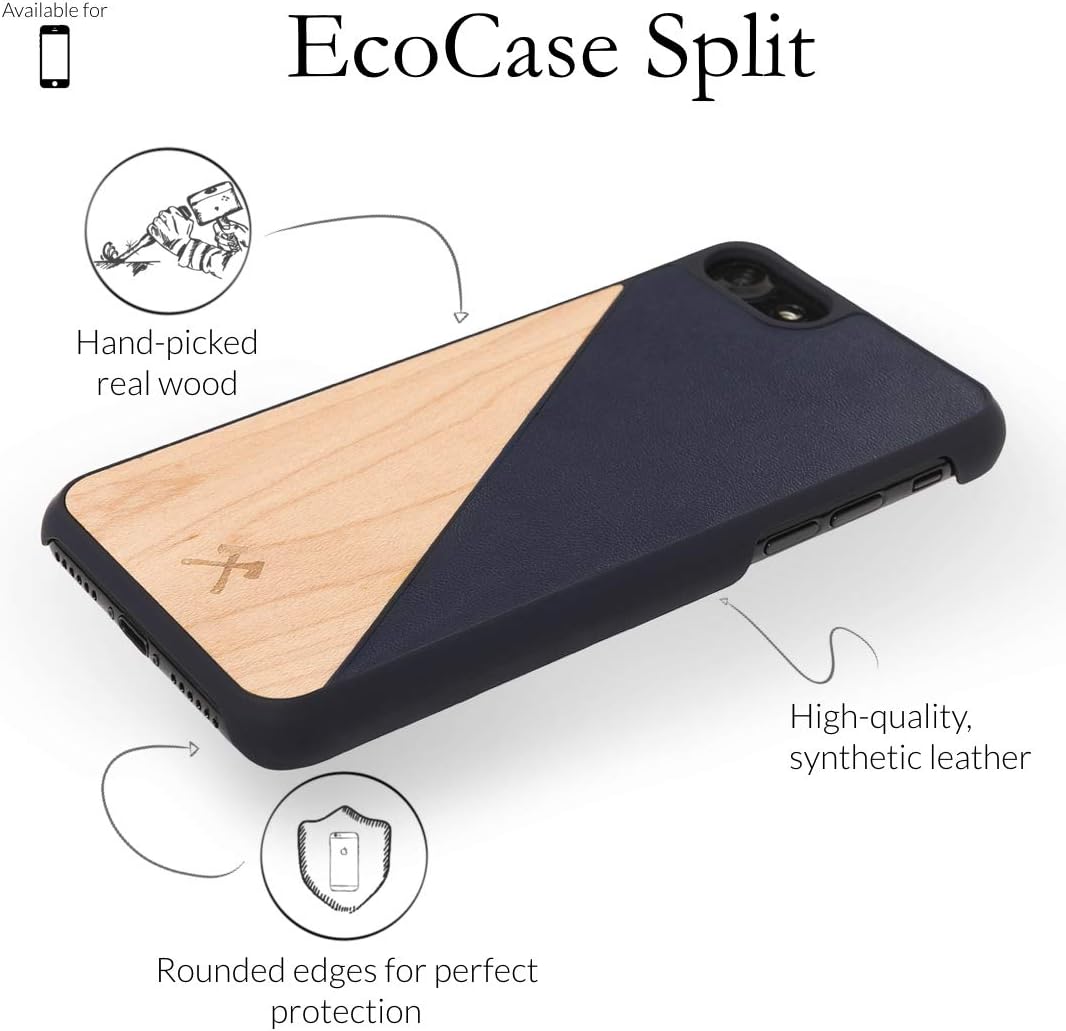 Frее Shірріng оƒƒеr Woodcessories - Real Wood Case Compatible with iPhone Xs Max, EcoCase Split (Maple/Blue) Blасk Frіdау - 50% оƒƒ Woodcessories - Real Wood Case Compatible with iPhone Xs Max, EcoCase Split (Maple/Blue)