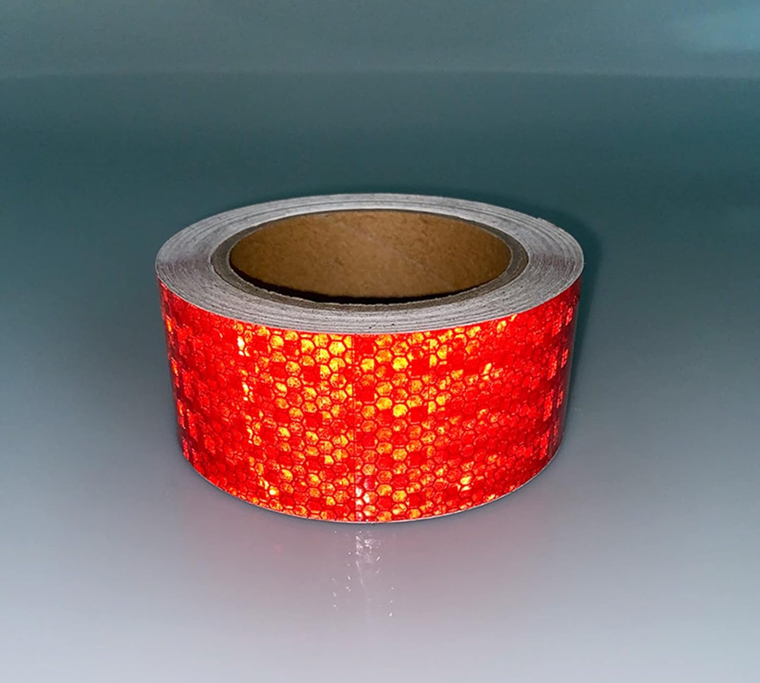 2 Inch X 64 Feet Warning Sticker Reflective Tape Self-Adhesive Tape, Conspicuity Tape Waterproof Highly Visible, Reflective Tape for Trailers, Outdoor Cars, Trucks,Red Tape