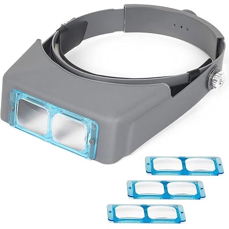 Gafas Lupa Visera Luz Led Recargable Lente Optivisor | Mapalu Store