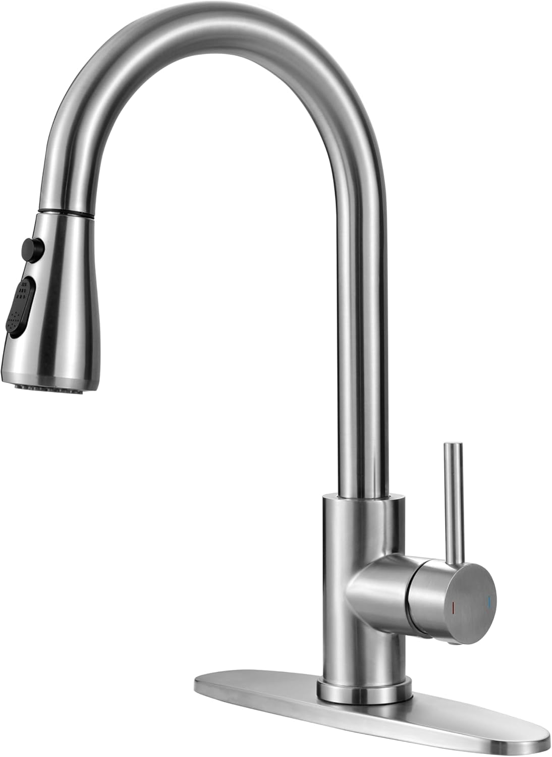 Gaomasck Kitchen Sink Faucet,Kitchen Faucets with Pull Down Sprayer,SUS