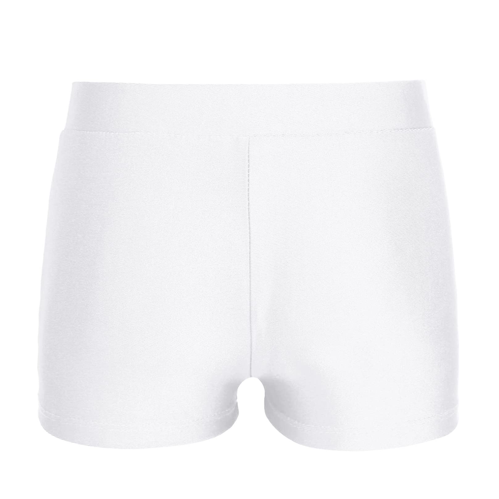 Agoky Shorts De Sport Enfant Fille Respirant Pantalon Court Short De Bain Legging Court De Danse Yoga Gymnastique 2-14 Ans
