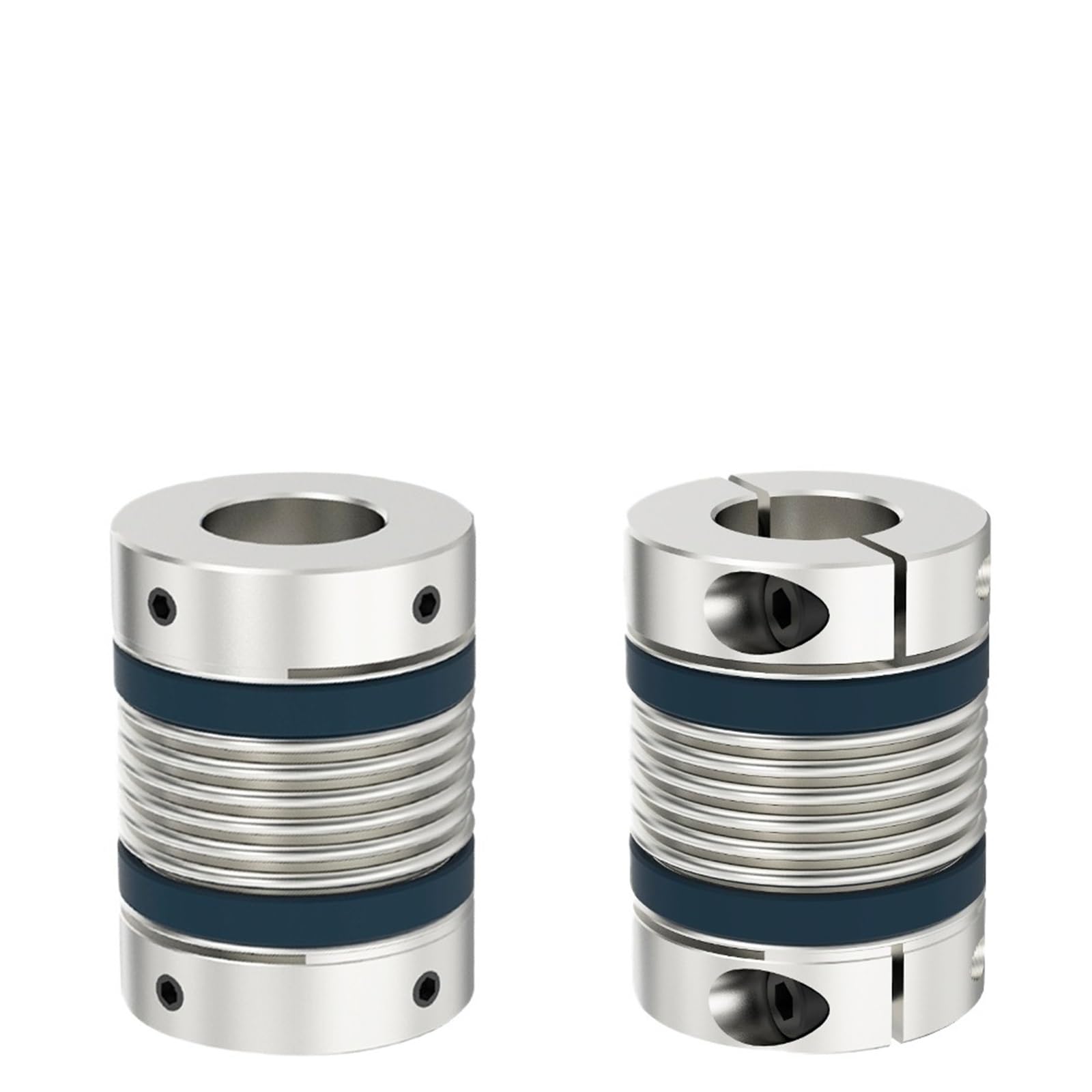 Accoppiamento albero LB D25L34/38, accoppiatore motore flessibile a soffietto, in alluminio, ad alta elasticità, guarnizione universale, stampante 3D, Cardan(LB-D-D25L34-5X5)