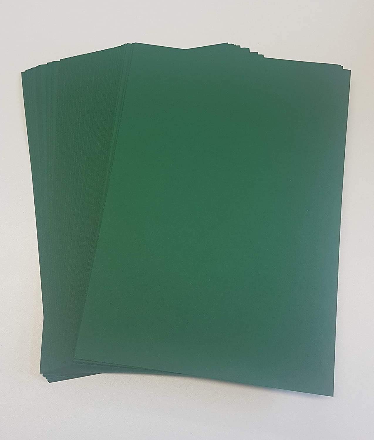 Xmas Green 5 x 7 Postcard Card Stock x50 Sheets Per Pack, 5 x 7 inch