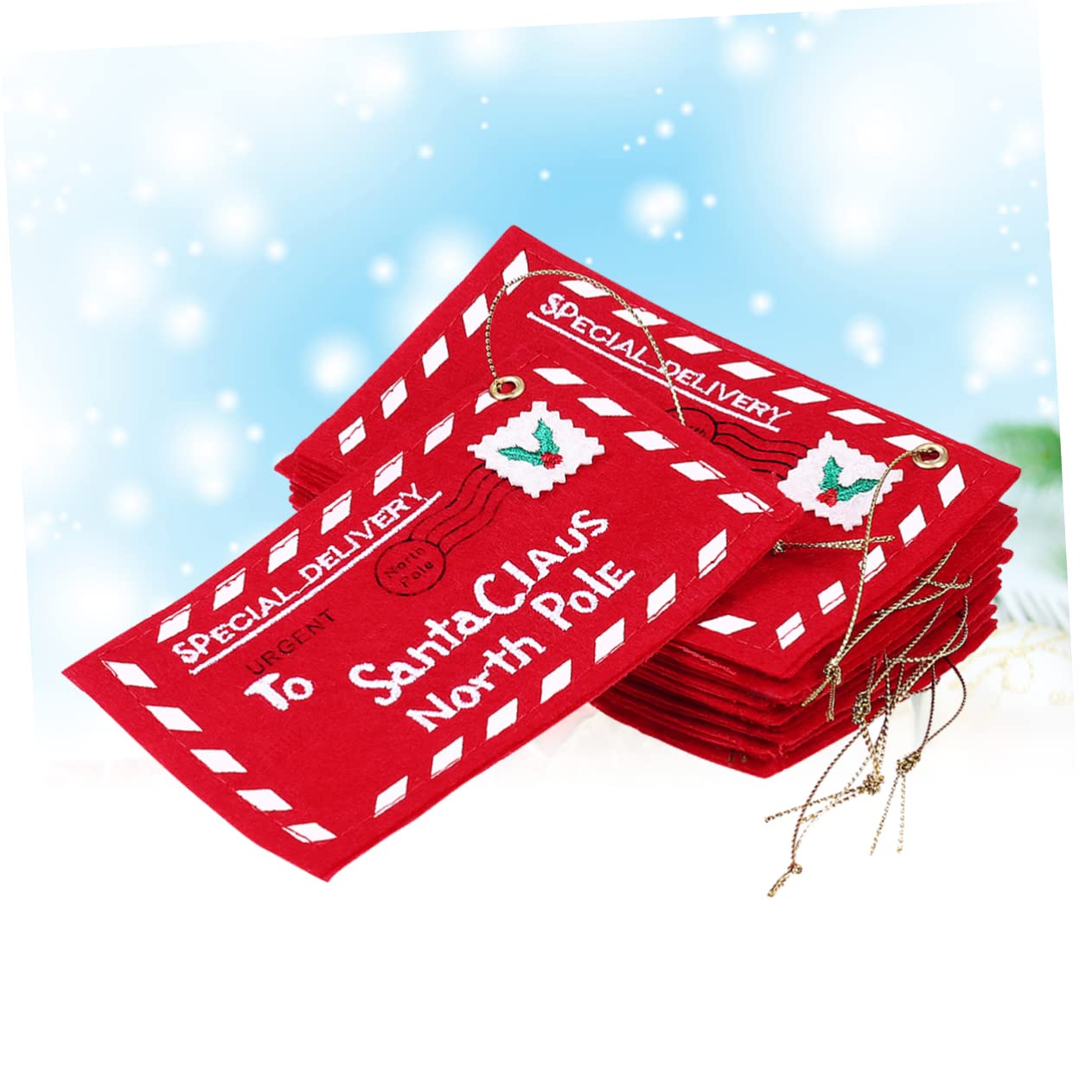 Tofficu 36 Pz sacchetti regalo babbo natale sacchetti di caramelle natalizie stoffa natale stoffa natalizi scatole regalo buste ie addobbi per l'albero di Natale