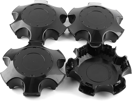 GTownWorks Tapones centrales de rueda de 5.512 in para tapones centrales PT280-35170-02, paquete de 4 fundas centrales de repuesto (negro)