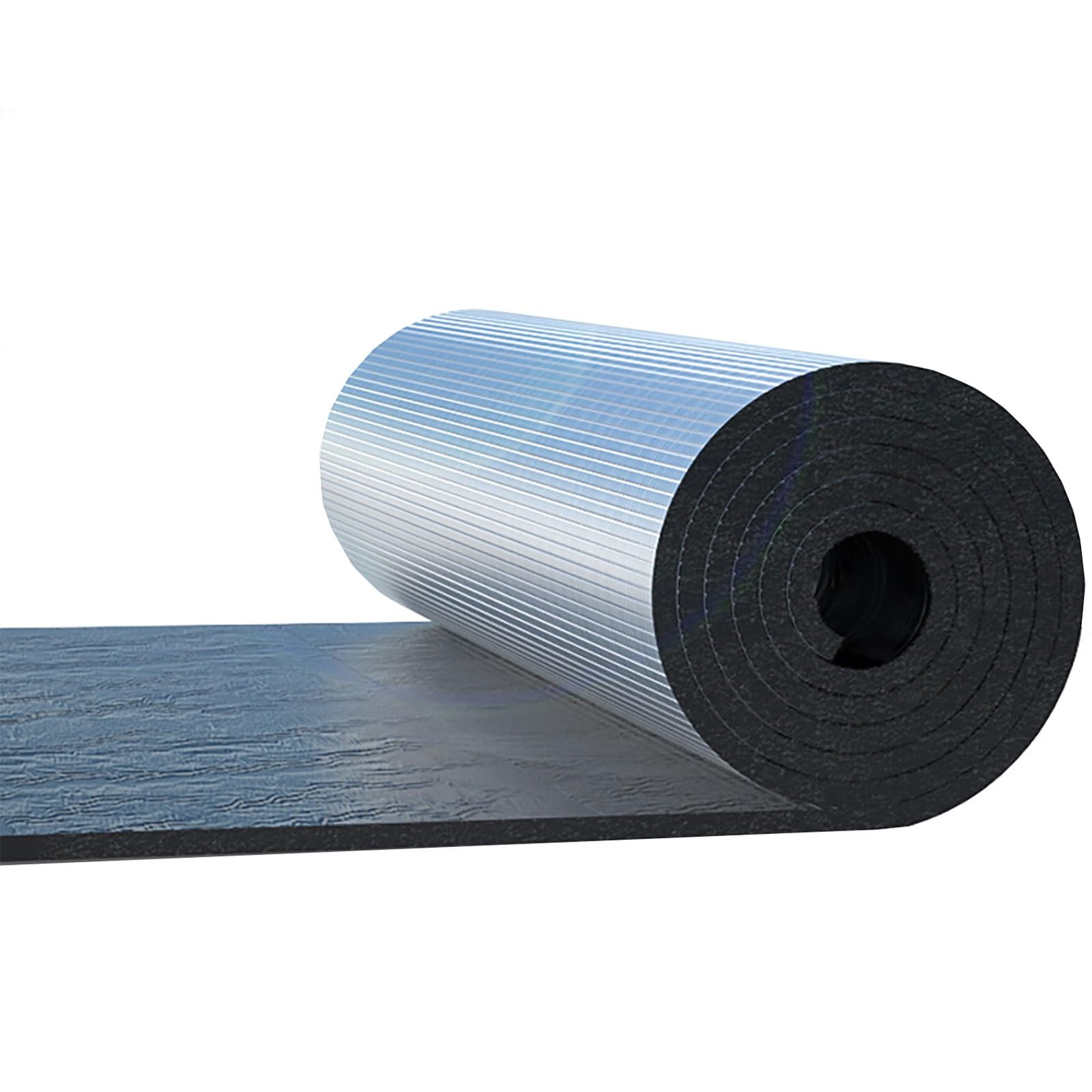 5mm Isolant Thermique Auto-adhésif Rouleau Isolation À Haute Température Couche D'isolation En Caoutchouc Autocollant Pour Caravane Et Camping-car Mousse Isolante Phonique Pour Sols, Murs, Lofts ( Siz