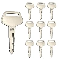 Vista 19 de Juego de 3 llaves de encendido Set Master de excavadora, juego de llaves de equipo pesado/construcción. Compare con la llave Volvo de excavadora