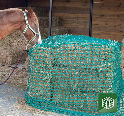PORTOVERDE CVB509B70A Red para alimentación de caballo Cubre Bala Nivel Star - 1,4 X 1,4 X 1,6M