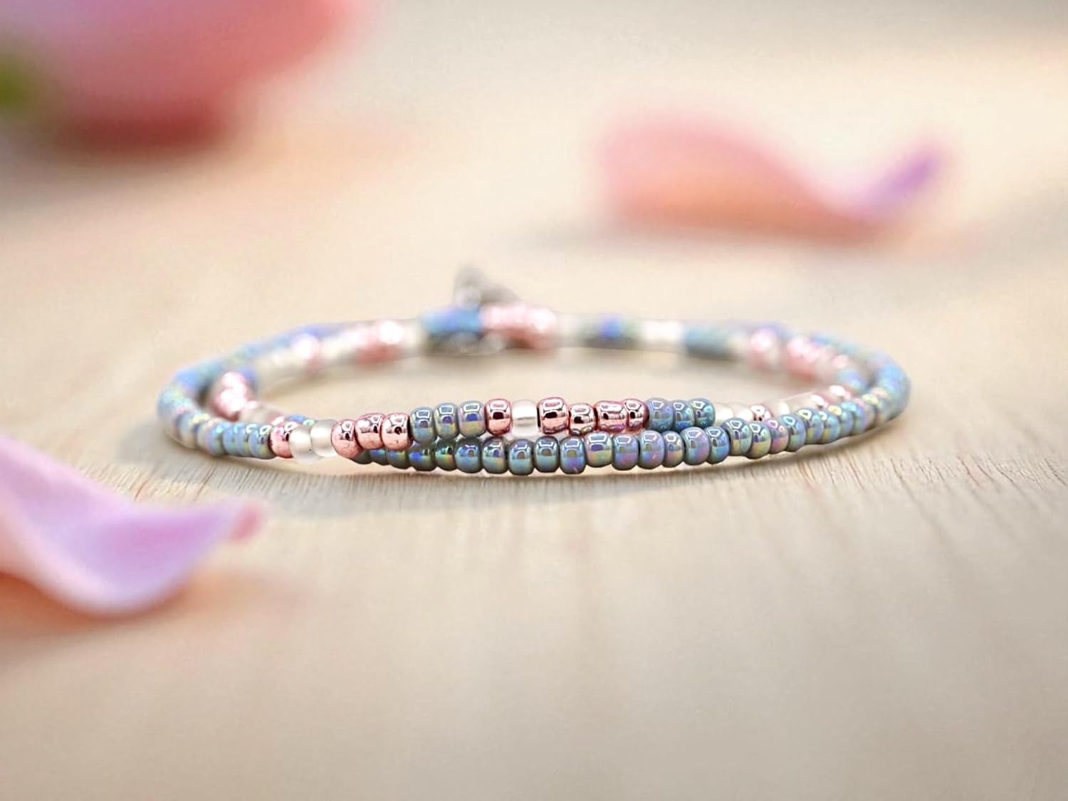 Personalized Morse Code Bracelet with your own message, Custom Gift for Her, Unique Jewelry for Women, Adjustable, Made in America, Stainless Steel, Customizable Secret Hidden Message