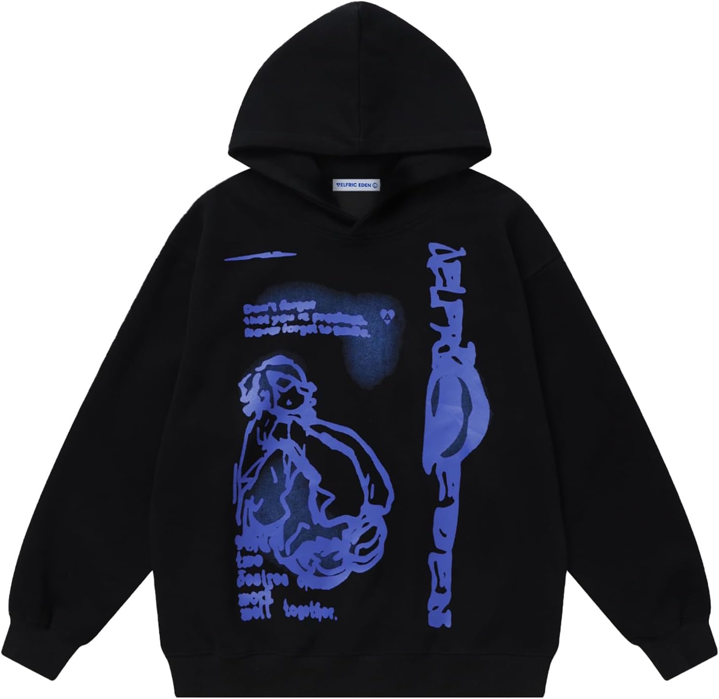 Aelfric Eden Hoodies for Women Oversized Graphic Hoodies Unisex Y2k Hooded Sweatshirt Pullover