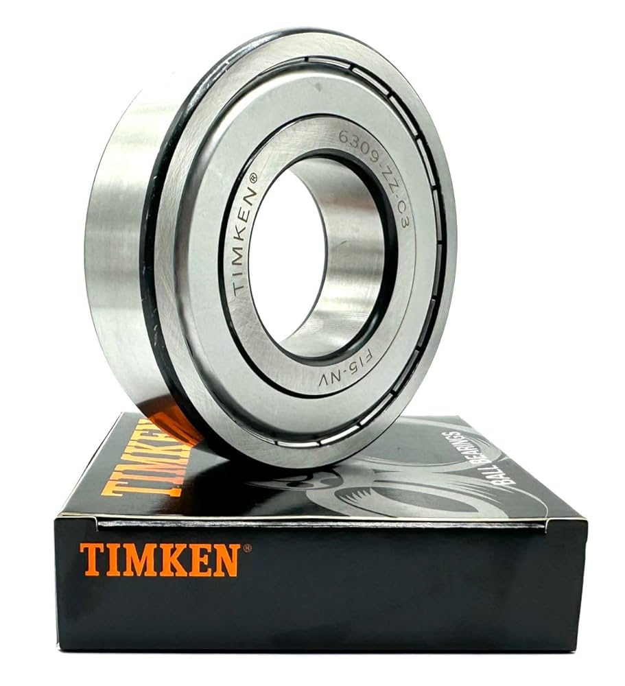 TIMKEN 6309 ZZ C3 DEEP Groove Ball Bearing, Metal Shielded
