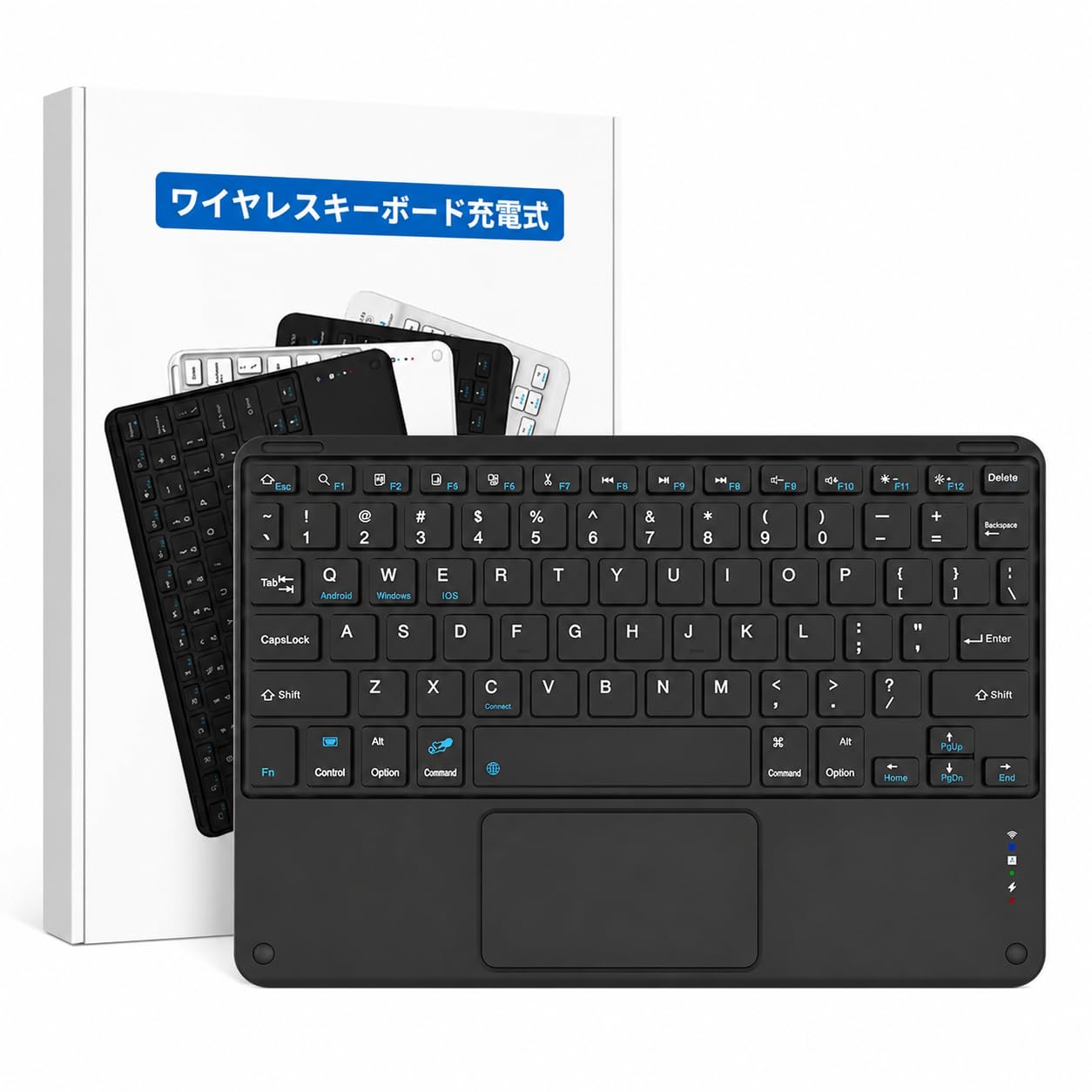 Amazon.co.jp: Avidpad タッチパッド付きキーボード Bluetooth