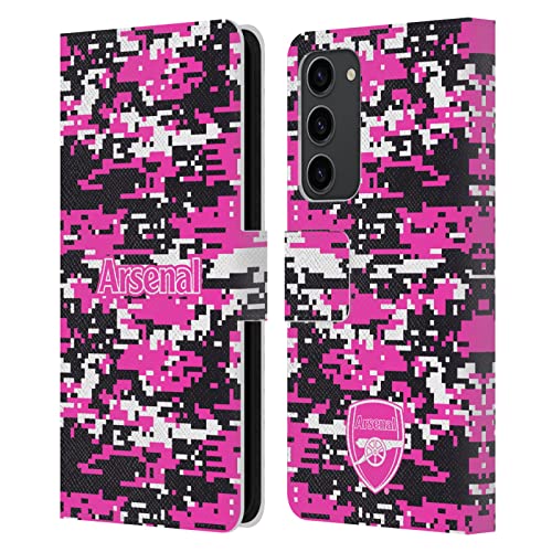 Étui cuir Rose Camouflage Arsenal FC pour Samsung Galaxy S23+ 5G à clapet