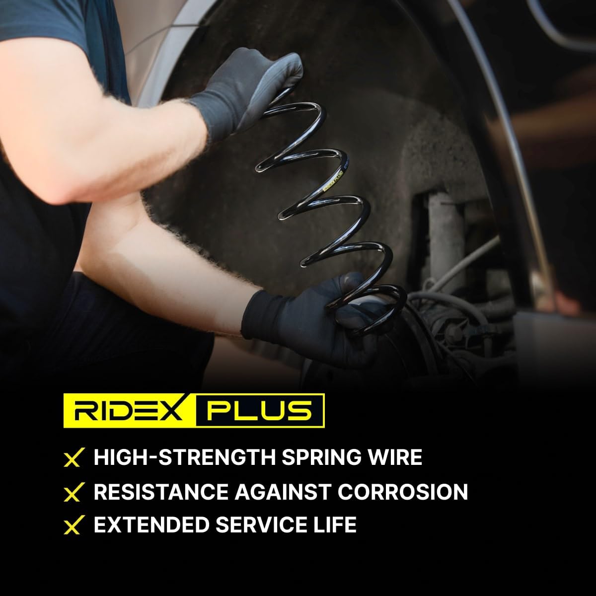 RIDEX PLUS 188C0298P 2x Ressort de suspension Avant Compatible avec CITROËN Berlingo II B9