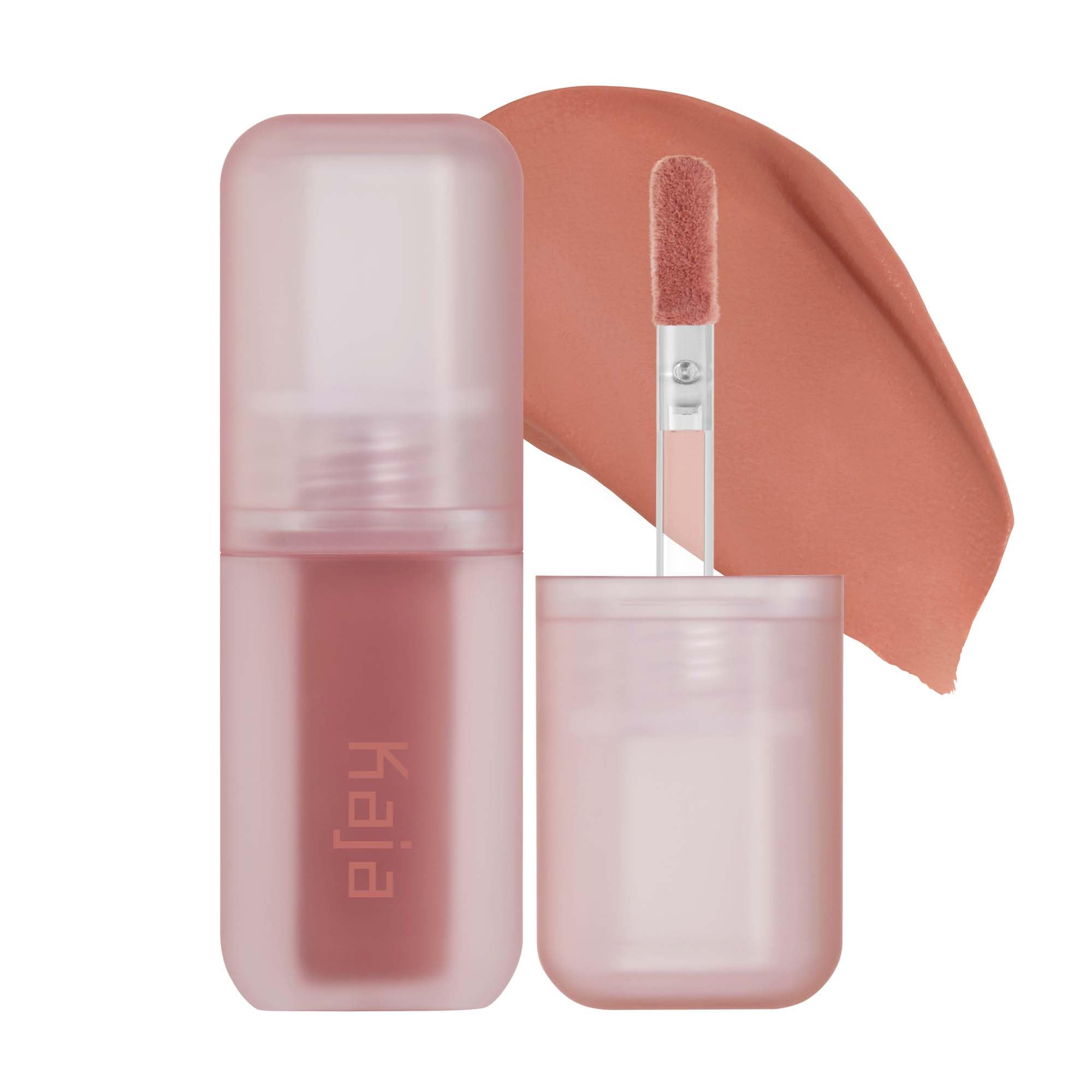 Sombra de ojos líquida multiusos y rubor - Whipped Dream | con aceite de semilla de algodón, 4 tonos, construible, mezclable, acabado semimate aireado, 01 Soufflé de coral, 0.17 onzas